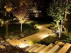 Glanzvolle Gartenbeleuchtung